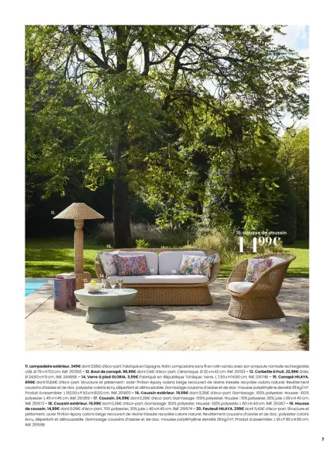 Offres Maisons du Monde France de 1 janvier à 31 décembre 2026 EVASION ESTIVALE - Page 7