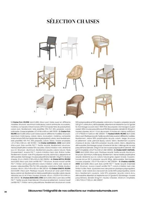 Offres Maisons du Monde France de 1 janvier à 31 décembre 2026 EVASION ESTIVALE - Page 38