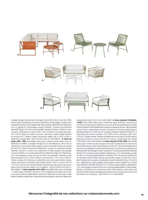 Offres Maisons du Monde France de 1 janvier à 31 décembre 2026 EVASION ESTIVALE - Page 35