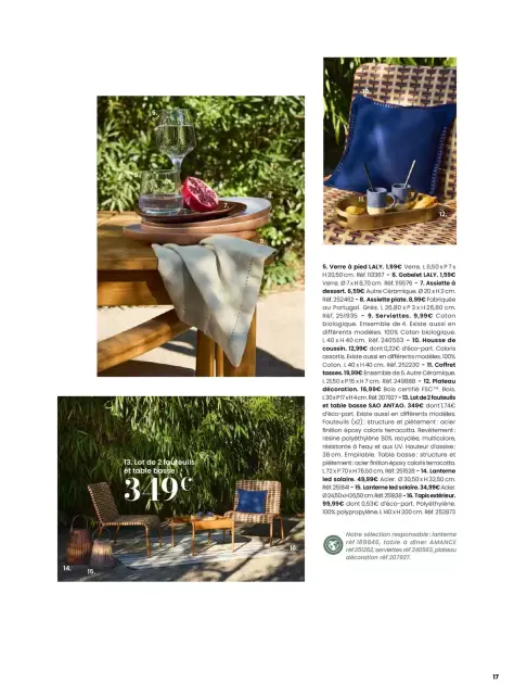 Offres Maisons du Monde France de 1 janvier à 31 décembre 2026 EVASION ESTIVALE - Page 17