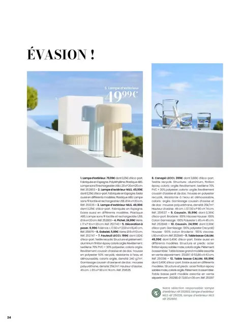Offres Maisons du Monde France de 1 janvier à 31 décembre 2026 EVASION ESTIVALE - Page 24