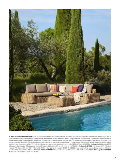 Offres Maisons du Monde France de 1 janvier à 31 décembre 2026 EVASION ESTIVALE - Page 15