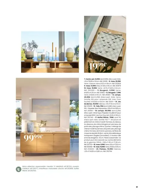 Offres Maisons du Monde France de 1 janvier à 31 décembre 2026 EVASION ESTIVALE - Page 31