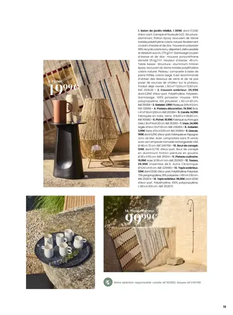 Offres Maisons du Monde France de 1 janvier à 31 décembre 2026 EVASION ESTIVALE - Page 13