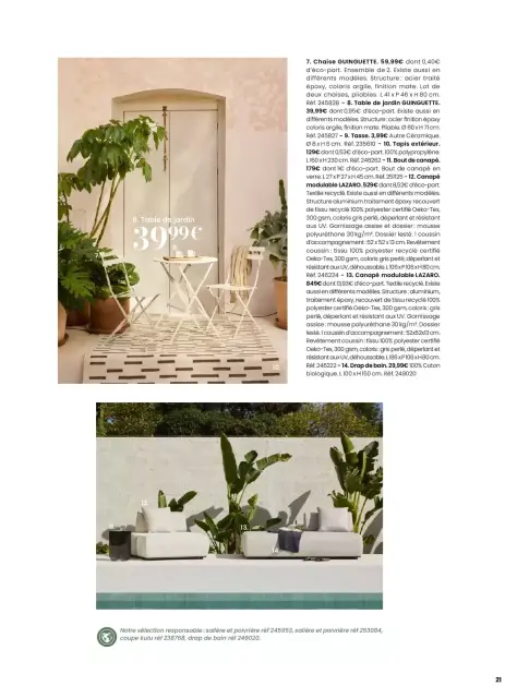 Offres Maisons du Monde France de 1 janvier à 31 décembre 2026 EVASION ESTIVALE - Page 21