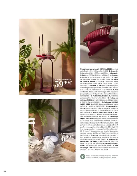Offres Maisons du Monde France de 1 mars à 31 août 2026 ITINÉRAIRE ESTIVAL - Page 58
