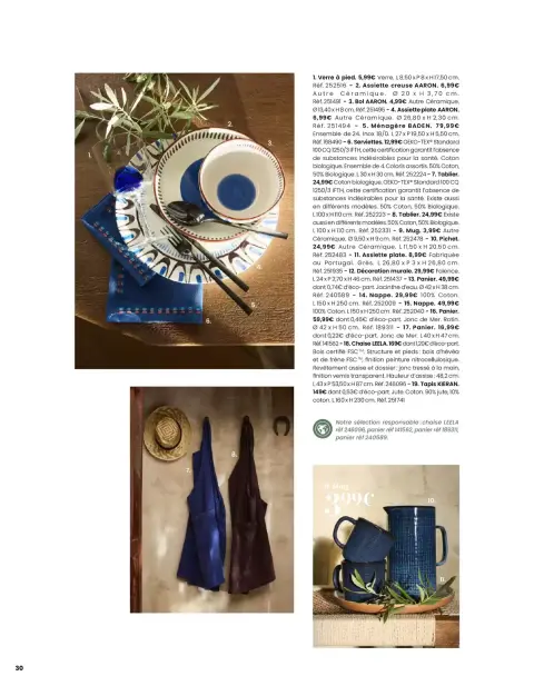 Offres Maisons du Monde France de 1 mars à 31 août 2026 ITINÉRAIRE ESTIVAL - Page 30