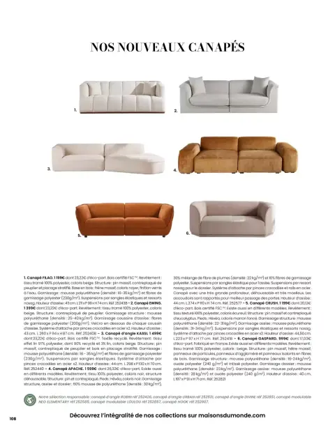Offres Maisons du Monde France de 1 mars à 31 août 2026 ITINÉRAIRE ESTIVAL - Page 108