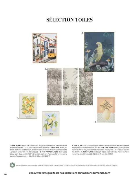 Offres Maisons du Monde France de 1 mars à 31 août 2026 ITINÉRAIRE ESTIVAL - Page 138