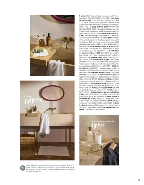 Offres Maisons du Monde France de 1 mars à 31 août 2026 ITINÉRAIRE ESTIVAL - Page 71