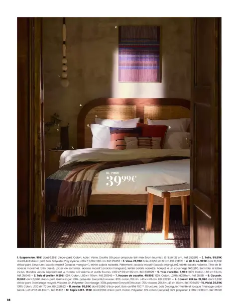 Offres Maisons du Monde France de 1 mars à 31 août 2026 ITINÉRAIRE ESTIVAL - Page 38