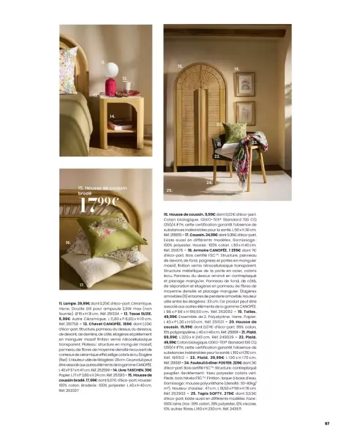 Offres Maisons du Monde France de 1 mars à 31 août 2026 ITINÉRAIRE ESTIVAL - Page 97