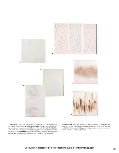 Offres Maisons du Monde France de 1 mars à 31 août 2026 ITINÉRAIRE ESTIVAL - Page 139