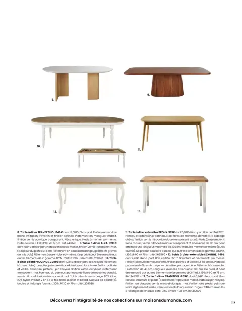 Offres Maisons du Monde France de 1 mars à 31 août 2026 ITINÉRAIRE ESTIVAL - Page 117