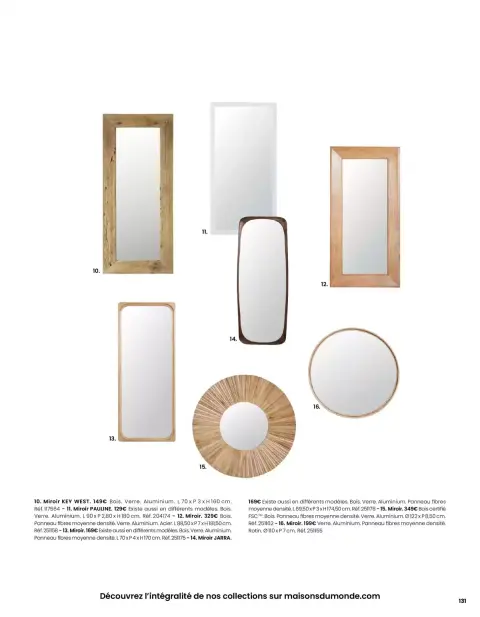 Offres Maisons du Monde France de 1 mars à 31 août 2026 ITINÉRAIRE ESTIVAL - Page 131