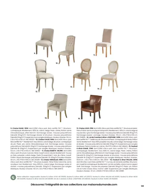 Offres Maisons du Monde France de 1 mars à 31 août 2026 ITINÉRAIRE ESTIVAL - Page 123