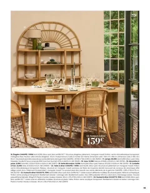 Offres Maisons du Monde France de 1 mars à 31 août 2026 ITINÉRAIRE ESTIVAL - Page 93