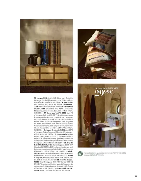 Offres Maisons du Monde France de 1 mars à 31 août 2026 ITINÉRAIRE ESTIVAL - Page 39