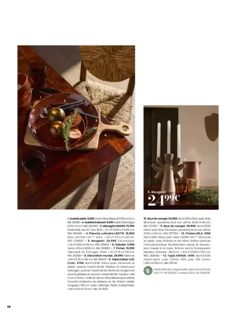 Offres Maisons du Monde France de 1 mars à 31 août 2026 ITINÉRAIRE ESTIVAL - Page 36