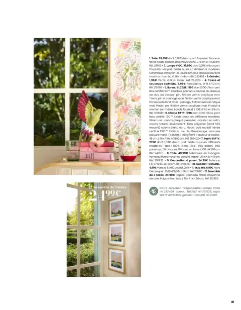 Offres Maisons du Monde France de 1 mars à 31 août 2026 ITINÉRAIRE ESTIVAL - Page 81