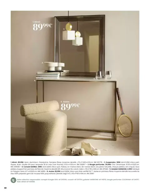 Offres Maisons du Monde France de 1 mars à 31 août 2026 ITINÉRAIRE ESTIVAL - Page 60