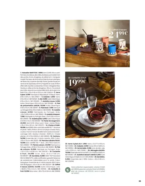 Offres Maisons du Monde France de 1 mars à 31 août 2026 ITINÉRAIRE ESTIVAL - Page 35