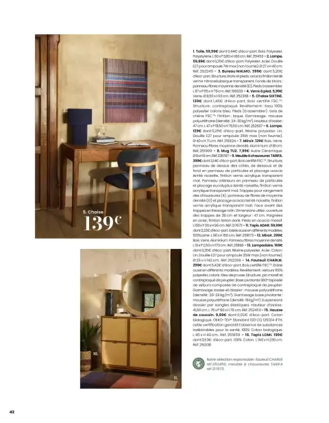 Offres Maisons du Monde France de 1 mars à 31 août 2026 ITINÉRAIRE ESTIVAL - Page 42