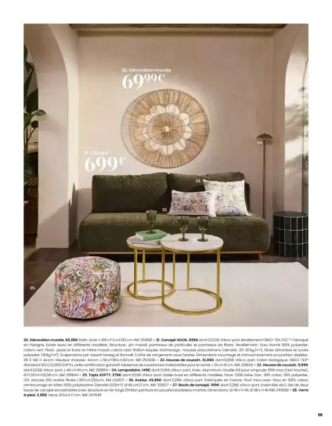 Offres Maisons du Monde France de 1 mars à 31 août 2026 ITINÉRAIRE ESTIVAL - Page 99