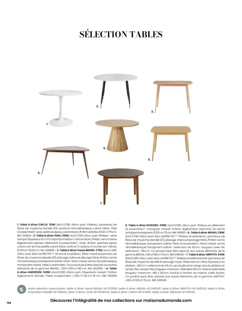 Offres Maisons du Monde France de 1 mars à 31 août 2026 ITINÉRAIRE ESTIVAL - Page 114