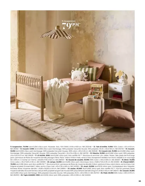 Offres Maisons du Monde France de 1 mars à 31 août 2026 ITINÉRAIRE ESTIVAL - Page 63
