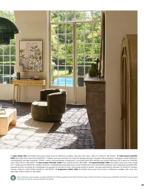 Offres Maisons du Monde France de 1 mars à 31 août 2026 ITINÉRAIRE ESTIVAL - Page 89