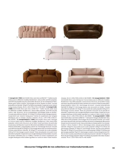 Offres Maisons du Monde France de 1 mars à 31 août 2026 ITINÉRAIRE ESTIVAL - Page 109