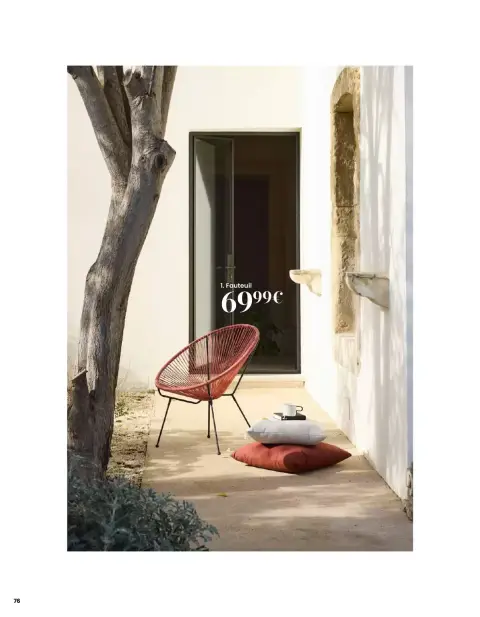 Offres Maisons du Monde France de 1 mars à 31 août 2026 ITINÉRAIRE ESTIVAL - Page 76