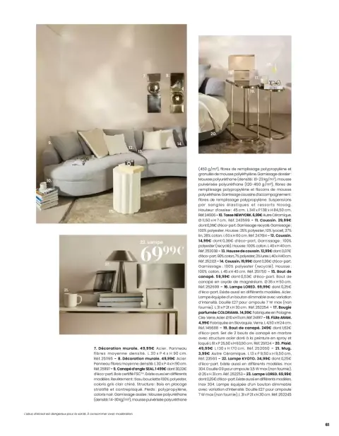 Offres Maisons du Monde France de 1 mars à 31 août 2026 ITINÉRAIRE ESTIVAL - Page 61