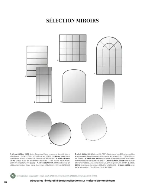 Offres Maisons du Monde France de 1 mars à 31 août 2026 ITINÉRAIRE ESTIVAL - Page 128