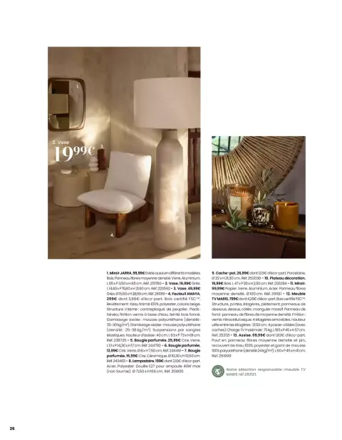 Offres Maisons du Monde France de 1 mars à 31 août 2026 ITINÉRAIRE ESTIVAL - Page 26