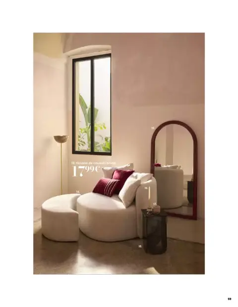 Offres Maisons du Monde France de 1 mars à 31 août 2026 ITINÉRAIRE ESTIVAL - Page 59