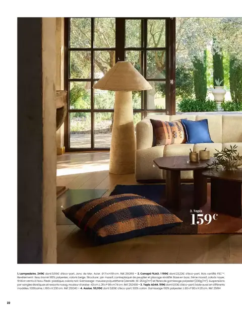 Offres Maisons du Monde France de 1 mars à 31 août 2026 ITINÉRAIRE ESTIVAL - Page 22