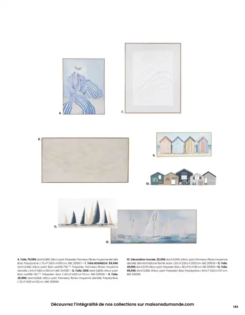 Offres Maisons du Monde France de 1 mars à 31 août 2026 ITINÉRAIRE ESTIVAL - Page 143