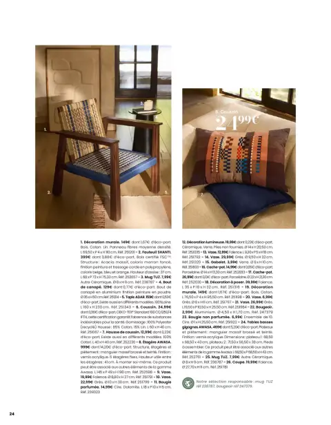 Offres Maisons du Monde France de 1 mars à 31 août 2026 ITINÉRAIRE ESTIVAL - Page 24