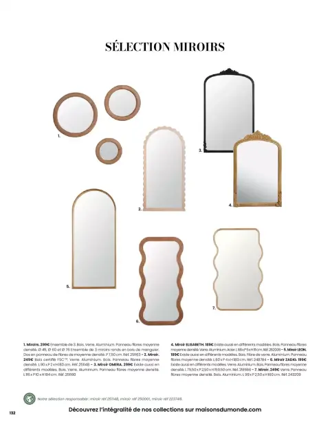 Offres Maisons du Monde France de 1 mars à 31 août 2026 ITINÉRAIRE ESTIVAL - Page 132