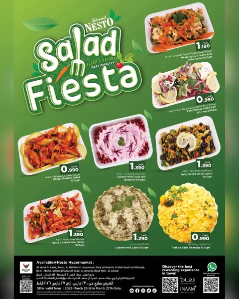 Ofertas de Nesto Oman de 23 a 27 marzo 2026 ofertas de ensaladas - Página 1
