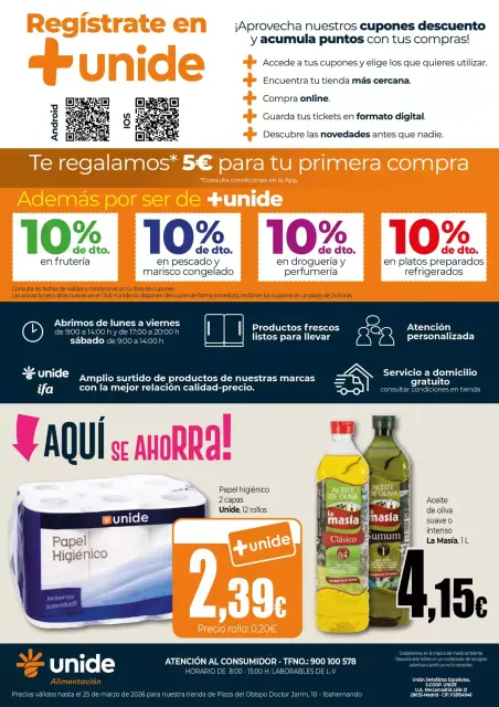 Ofertas de Unide Alimentación España de 20 a 25 marzo 2026 Ven a conocernos - Página 4