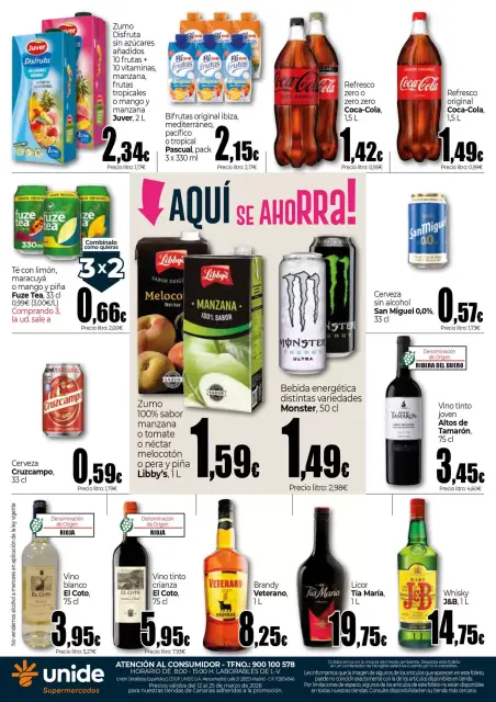Offres Supermarchés Unide Espagne de 12 à 25 mars 2026 Ici, vous économisez - Page 12