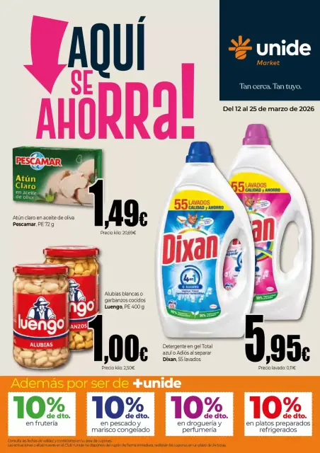 Offres Marché Unide Espagne de 12 à 25 mars 2026 Ici, vous économisez - Page 13