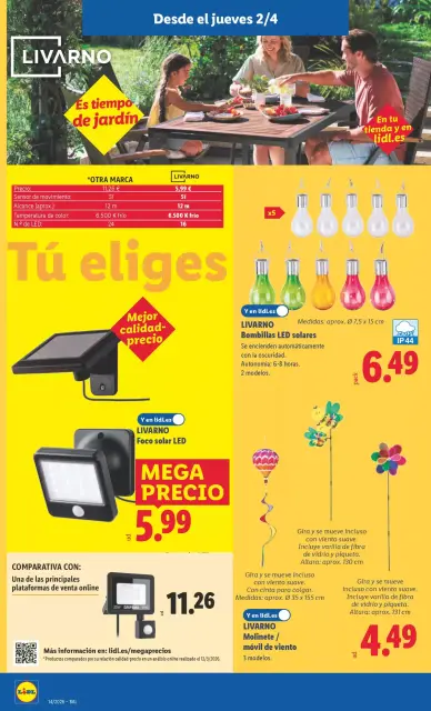 Ofertas de Lidl España de 30 marzo a 5 abril 2026 Ofertas de bazar - Página 14