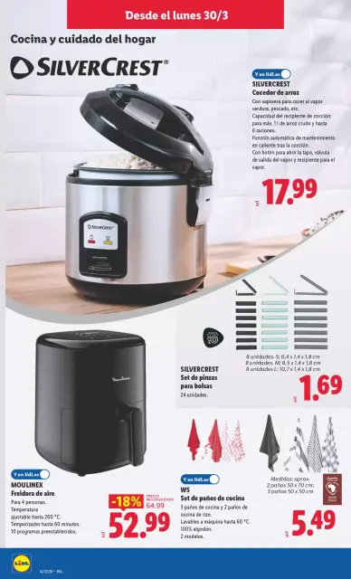 Ofertas de Lidl España de 30 marzo a 5 abril 2026 Ofertas de bazar - Página 8