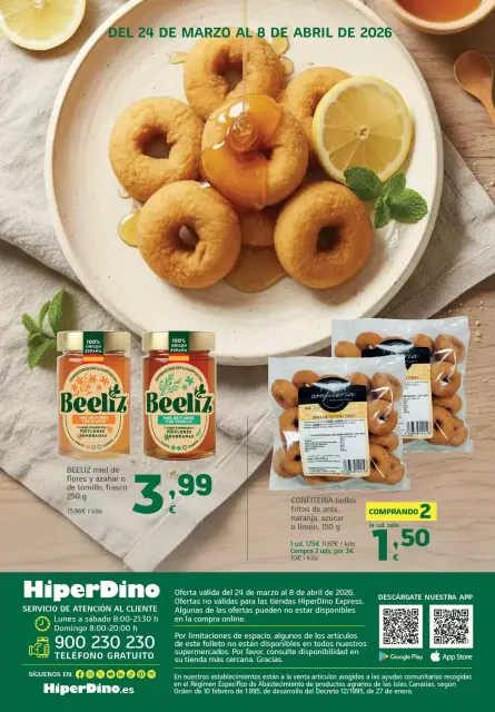 Ofertas de HiperDino España de 24 marzo a 8 abril 2026 Saborea tus dias libres - Página 10