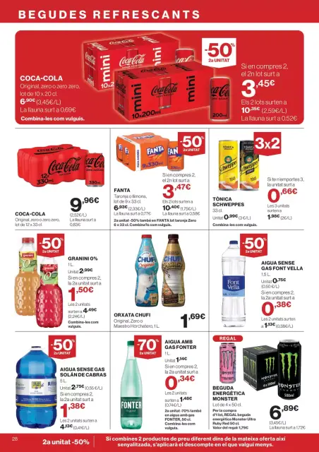 Ofertas de Hipercor España de 25 marzo a 8 abril 2026 -70% 2a Unitat En Milers De Productes - Página 28