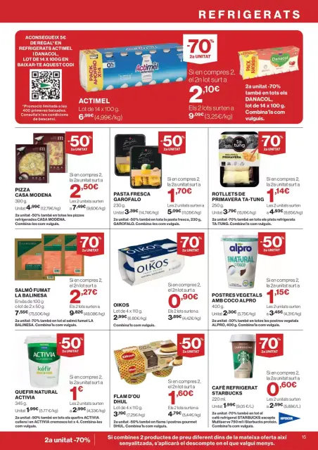 Ofertas de Hipercor España de 25 marzo a 8 abril 2026 -70% 2a Unitat En Milers De Productes - Página 15